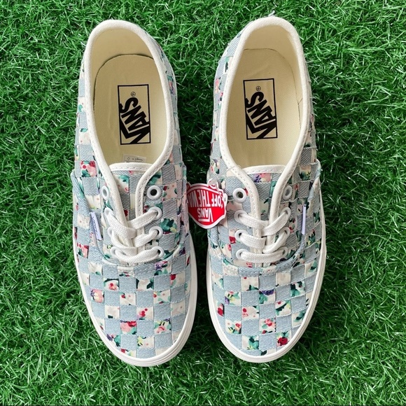Vans Authentic Platform Woven Foral - Picture 2 of 8